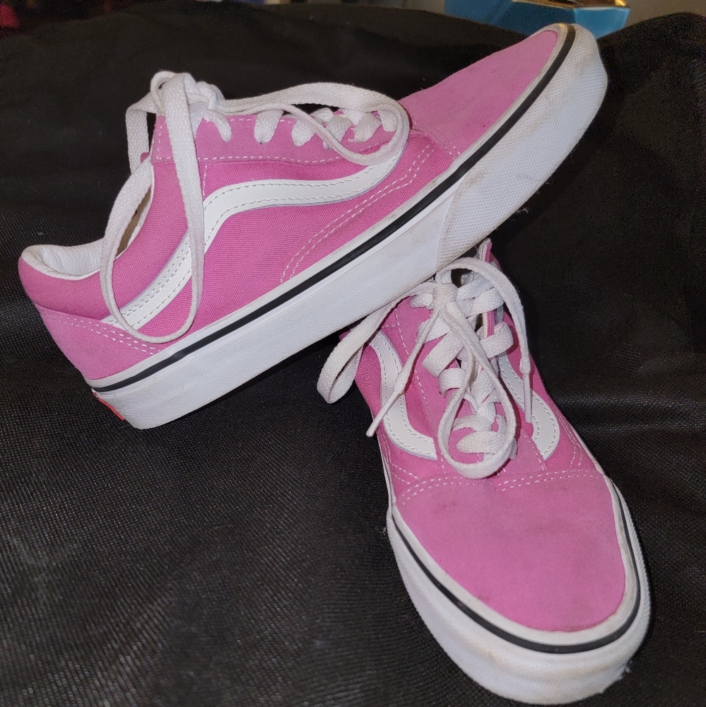 Women's Bubble gum pink vans